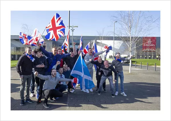 Rangers Fans Gather at Celtic Park for Intense Scottish Premiership Clash