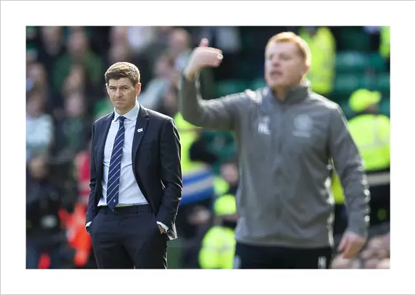 Steven Gerrard Leads Rangers at Celtic Park: Scottish Premiership Clash in Glasgow (Scottish Cup Champions 2003)