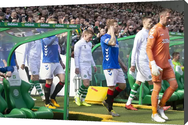 Scottish Premiership Showdown: Rangers Scott Arfield and Allan McGregor Prepare for Battle at Celtic Park