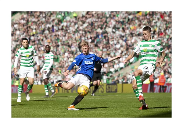 Rangers McCrorie Denied by Lustig in Intense Celtic Showdown