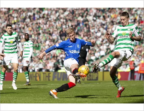 Rangers McCrorie Thwarted by Lustig in Intense Celtic Showdown