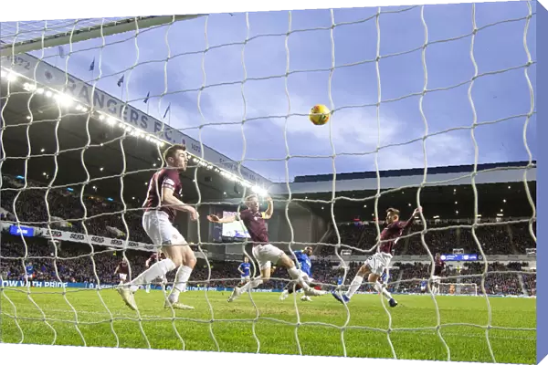 Jermain Defoe Scores the Winning Goal for Rangers Against Hearts at Ibrox Stadium (Scottish Cup Victory, 2003)