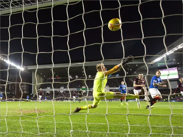 Scott Arfield Scores Thrilling Third Goal: Rangers vs Hearts, Scottish Premiership, Ibrox Stadium