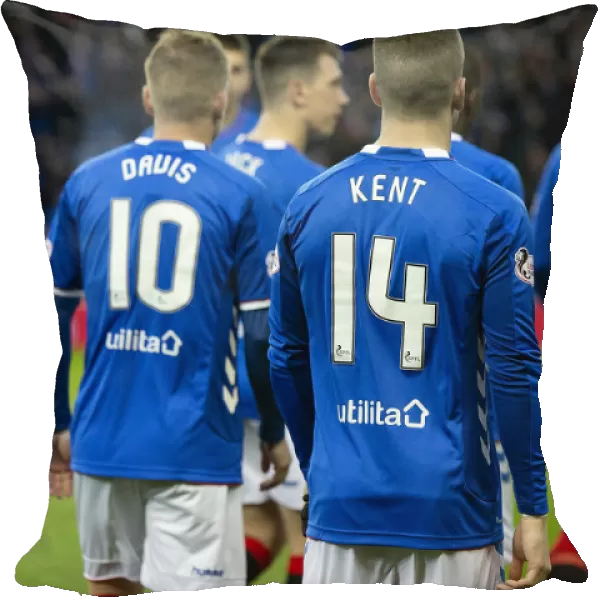 Rangers Football Club: Rangers vs Hearts - Scottish Premiership - Ibrox Stadium: Ryan Kent and Team Mates Kick-Off