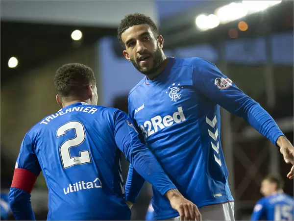 Rangers Connor Goldson Scores Thriller at Ibrox: Scottish Premiership Clash Against Hearts (Scottish Cup Champions 2003)
