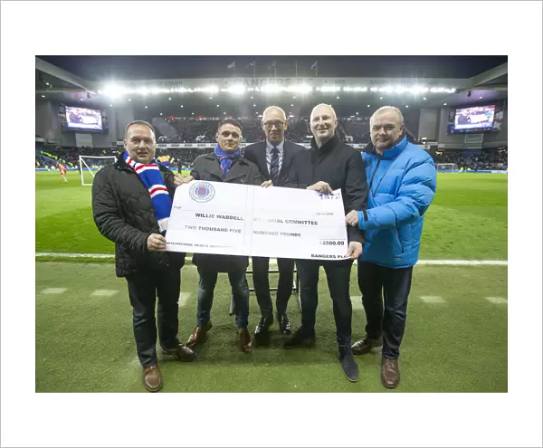 Rangers Fans Raise Funds for Willie Waddell Committee at Ibrox: Scottish Premiership Clash Against Hearts