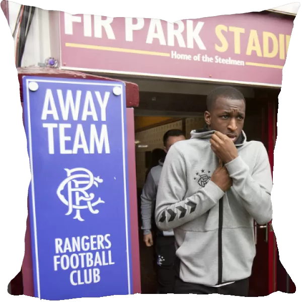Rangers Glen Kamara Arrives at Fir Park for Motherwell Clash in Scottish Premiership