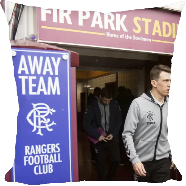 Rangers Ryan Jack Arrives at Fir Park for Motherwell Clash in Scottish Premiership