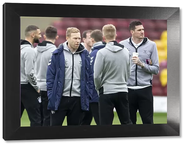 Scott Arfield in Action: Rangers vs Motherwell - Scottish Premiership at Fir Park