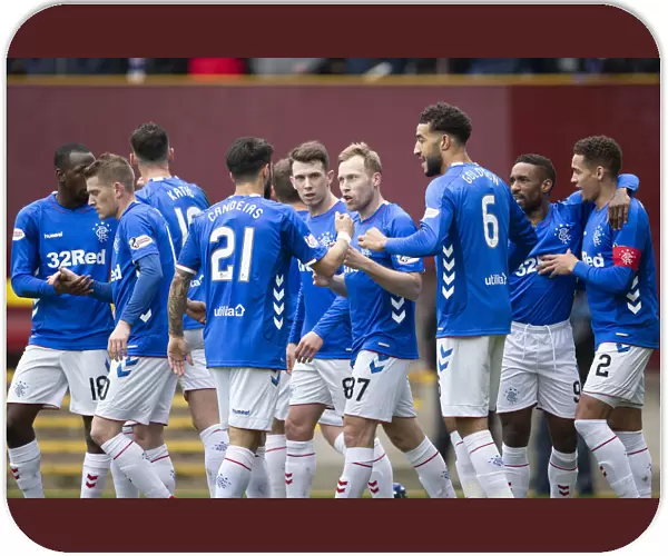 Scott Arfield's Thriller: Rangers Triumph Over Motherwell in the Scottish Premiership - A Goal to Remember