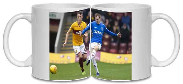Rangers Andy Halliday Celebrates Milestone 100th League Match at Motherwell's Fir Park