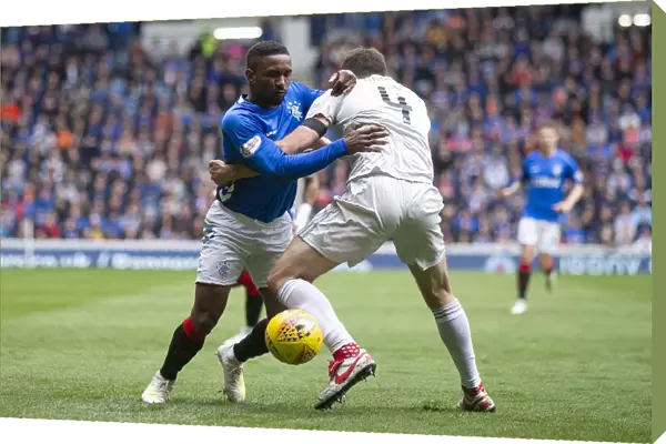 Rangers vs Aberdeen: Jermain Defoe vs Andrew Considine - Intense Battle at Ibrox Stadium