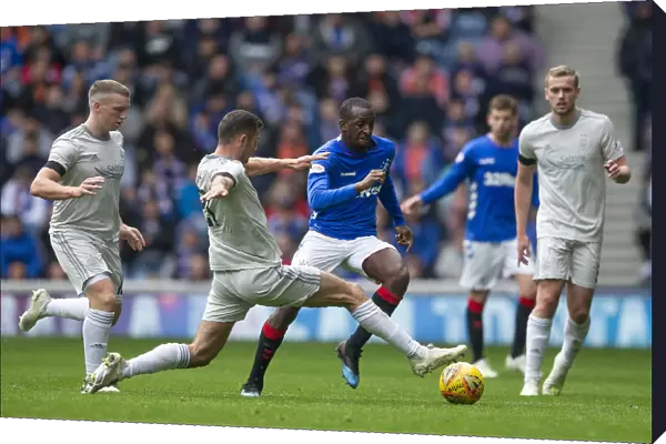 Rangers vs Aberdeen: Glen Kamara Tackles Dominic Ball in Scottish Premiership Clash at Ibrox Stadium