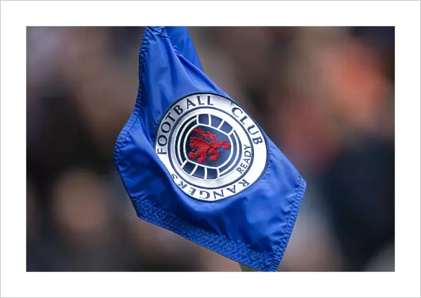 Rangers Triumph: Scottish Premiership Showdown - Victory Corner Flag at Ibrox Stadium