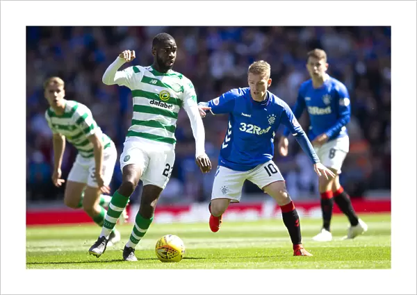 Rangers vs Celtic: Steven Davis Chases Odsonne Edouard in Intense Scottish Premiership Clash at Ibrox Stadium