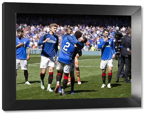 Rangers Tavernier and Halliday: Scottish Cup Triumph at Ibrox - Rangers vs. Celtic