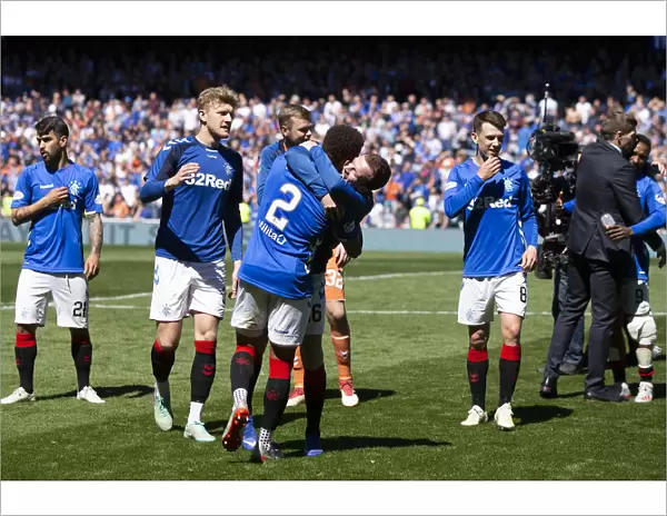 Rangers Tavernier and Halliday: Scottish Cup Triumph at Ibrox - Rangers vs. Celtic