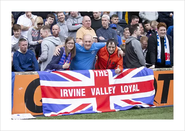 Rangers Fans Unyielding Roar: Kilmarnock vs Rangers, Scottish Premiership