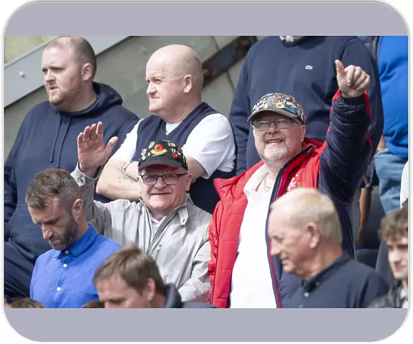 Rangers Fans Unleash Passionate Roar at Rugby Park: Kilmarnock vs Rangers, Scottish Premiership