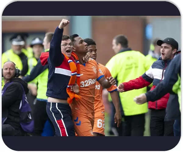 Rangers Morelos: Unforgettable Goal and Euphoric Celebration with Adoring Fans at Rugby Park