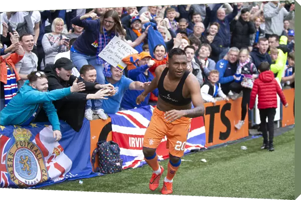 Rangers Alfredo Morelos: A Heartwarming Moment with a Fan at Rugby Park