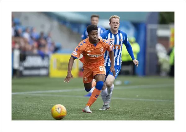 Rangers Dapo Mebude in Action against Kilmarnock at Rugby Park - Scottish Premiership