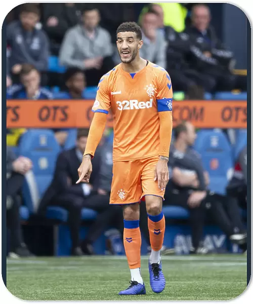 Rangers Connor Goldson Leads the Charge at Rugby Park during Kilmarnock Clash - Scottish Premiership