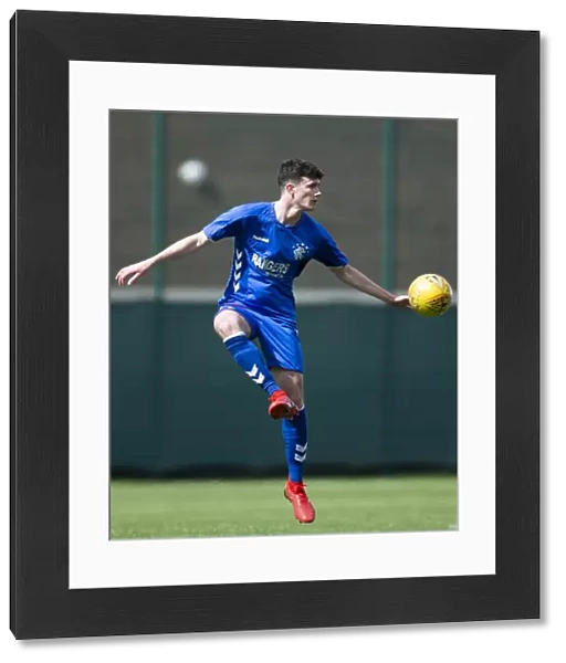 Rangers vs Hearts: Oriam Clash - U18 Club Academy Scotland League: Harris O'Connor in Action