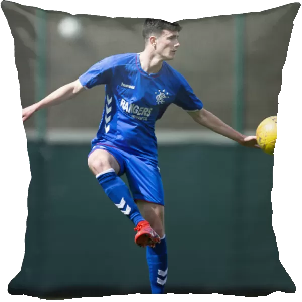 Rangers vs Hearts: Oriam Clash - U18 Club Academy Scotland League: Harris O'Connor in Action