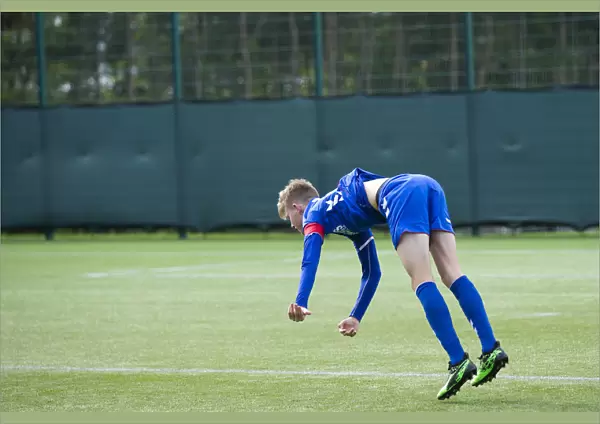 Rangers U18s: Kyle McClelland's Thrilling Title-Winning Moment - Celebrating Victory Against Hearts at Oriam