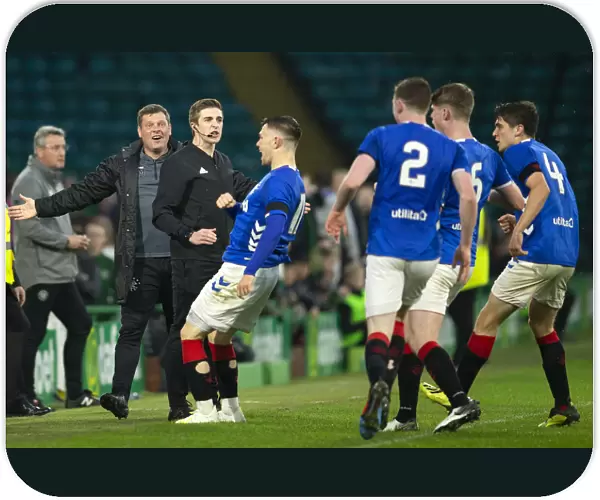 Glasgow Rivalry: Graeme Murty and Rangers Head Development Squad Celebrate Glenn Middleton's Double Strike in the City of Glasgow Cup Final (Celtic vs Rangers, 2003)