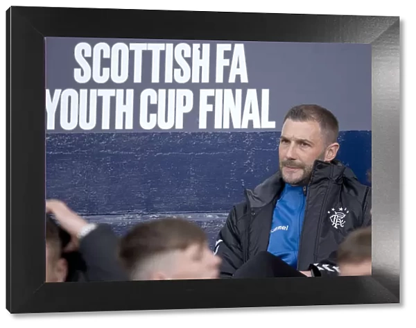 Rangers Football Club: Coach Kevin Thomson at the 2003 Scottish FA Youth Cup Final, Hampden Park
