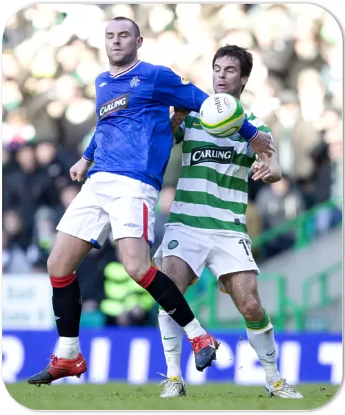 Thrilling Rivalry: Kris Boyd's Stunner at Celtic Park - Clydesdale Bank Premier League (1-1)