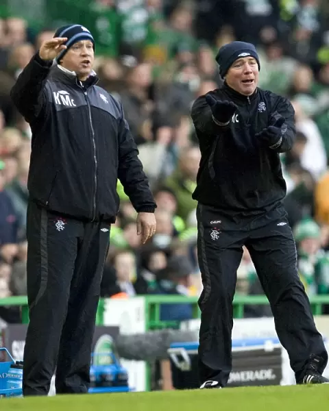 Intense Strategizing: McDowall and McCoist Plot Rangers Comeback at Celtic Park (1-1 Clydesdale Bank Premier League)