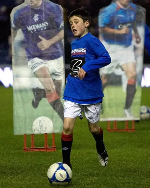 Rangers Kids Shine: A 3-0 Half Time Display of Football Skills at Ibrox