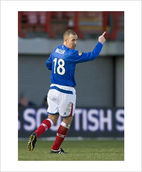 Thrilling Goal: Kenny Miller for Rangers in Scottish Cup Fourth Round - Hamilton Academical vs Rangers (3-3) at New Douglas Park