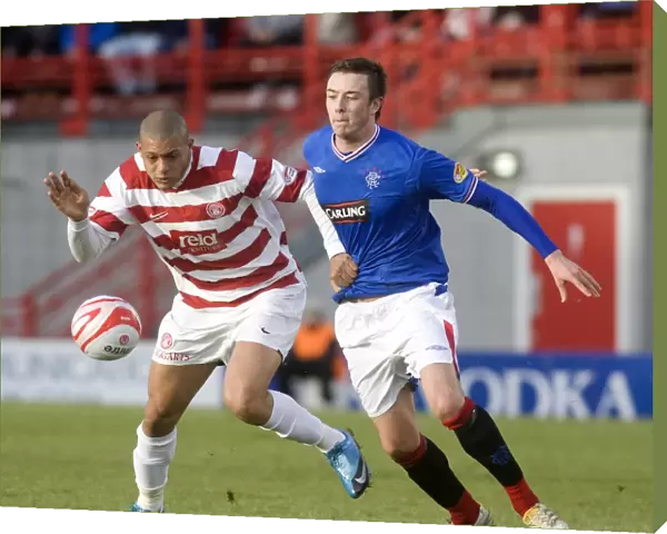 Danny Wilson Scores the Winning Goal Against Hamilton in the Clydesdale Bank Premier League