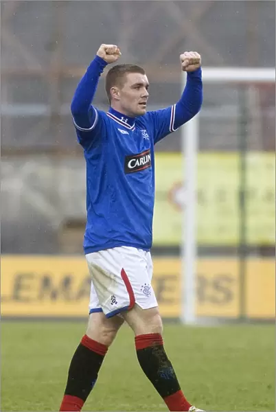 John Fleck's Euphoric Moment: Rangers 1-0 Victory Over Hamilton in the Clydesdale Bank Premier League