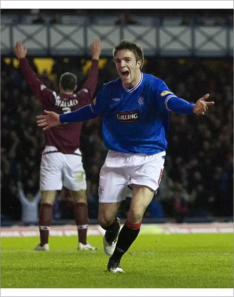 Thrilling Ibrox Showdown: Andrew Little's Stunning Equalizer (1-1) for Rangers vs Hearts
