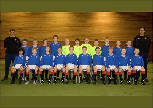 Soccer - Rangers - Youth Player Under 11s Team Group - Murray Park