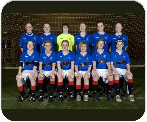 Soccer - Rangers Girls U17s Team - Murray park