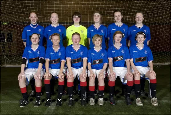 Soccer - Rangers Girls U17s Team - Murray park
