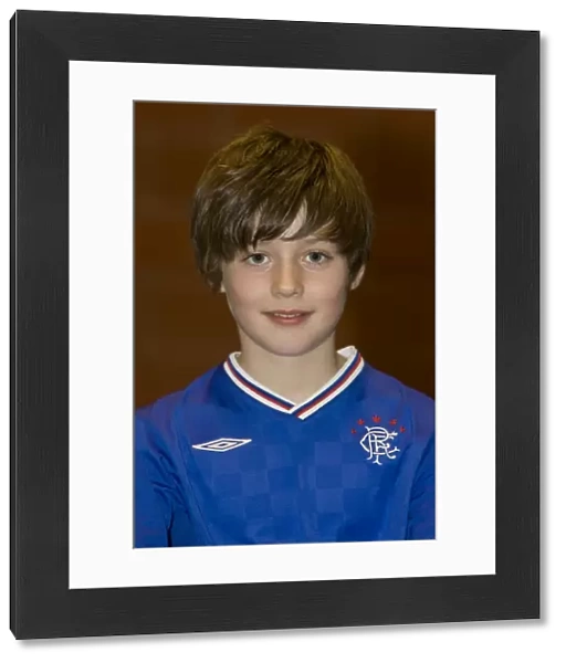 Rangers Under 10s Team and Matthew Innes Individual Portraits at Murray Park