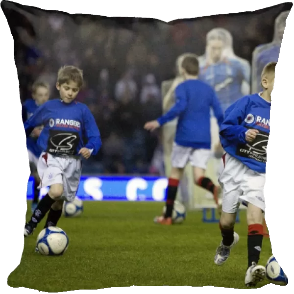 Young Rangers Shining at Ibrox: A 3-0 Half Time Moment