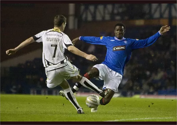 Maurice Edu Scores the Decisive Goal: Rangers vs. St. Mirren in the Scottish FA Cup Fifth Round Replay at Ibrox Stadium