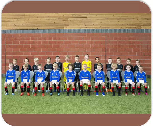 Rangers U9 Team at Hummel Training Centre - 2019-2020