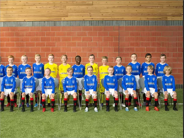 Rangers U10 Team at Hummel Training Centre - 2019-2020