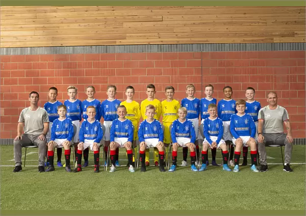 Rangers U12 Team at Hummel Training Centre