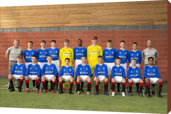Rangers U15 Team at Hummel Training Centre
