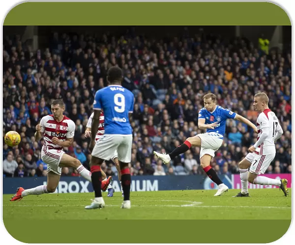 Rangers Greg Stewart Scores in Dominant 5-0 Victory over Hamilton Academical at Ibrox Stadium
